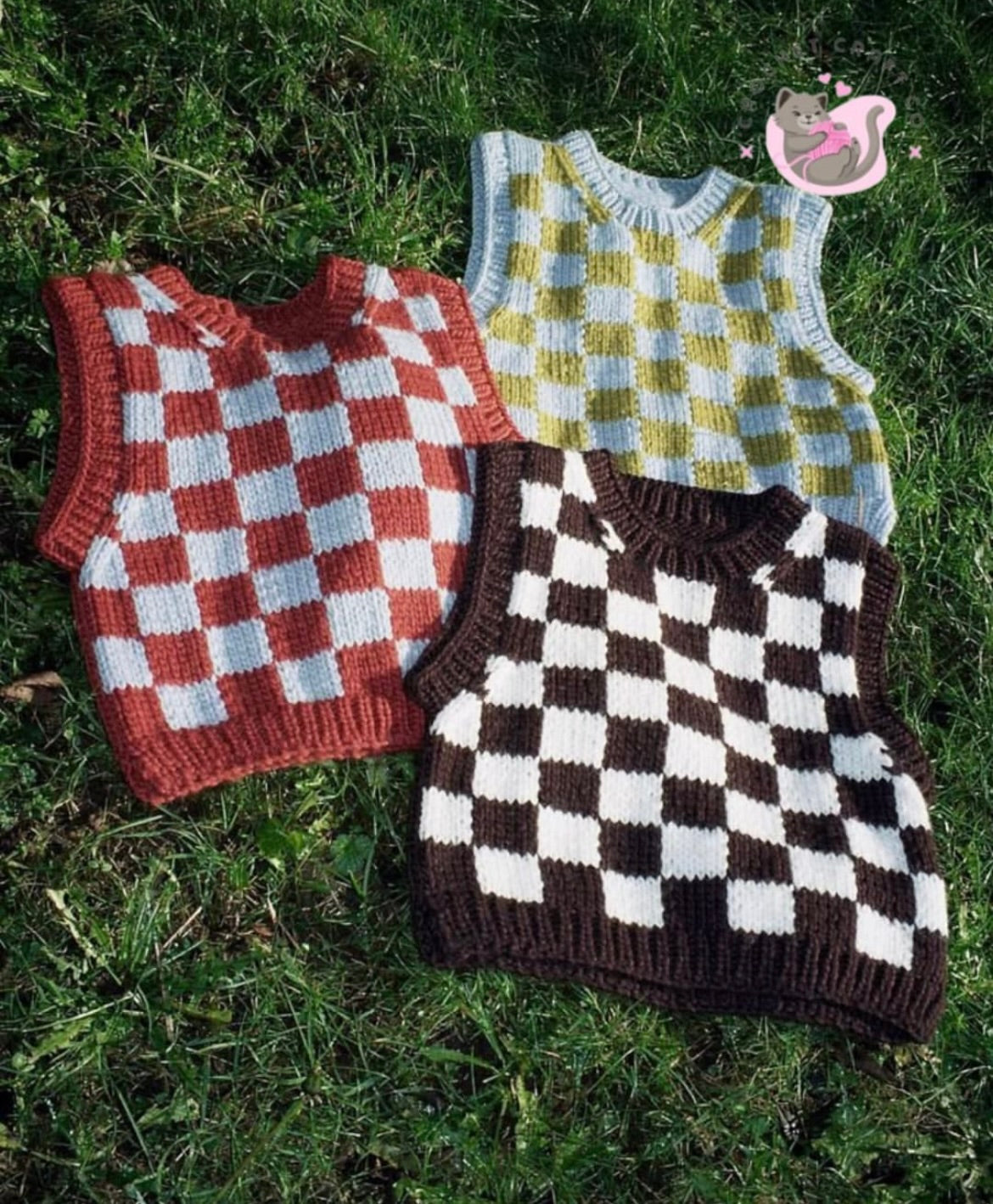 Checkered vest