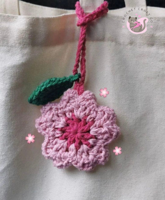 Flower keychain