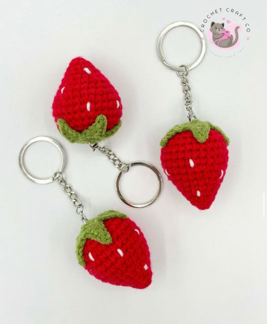 Strawberry keychain