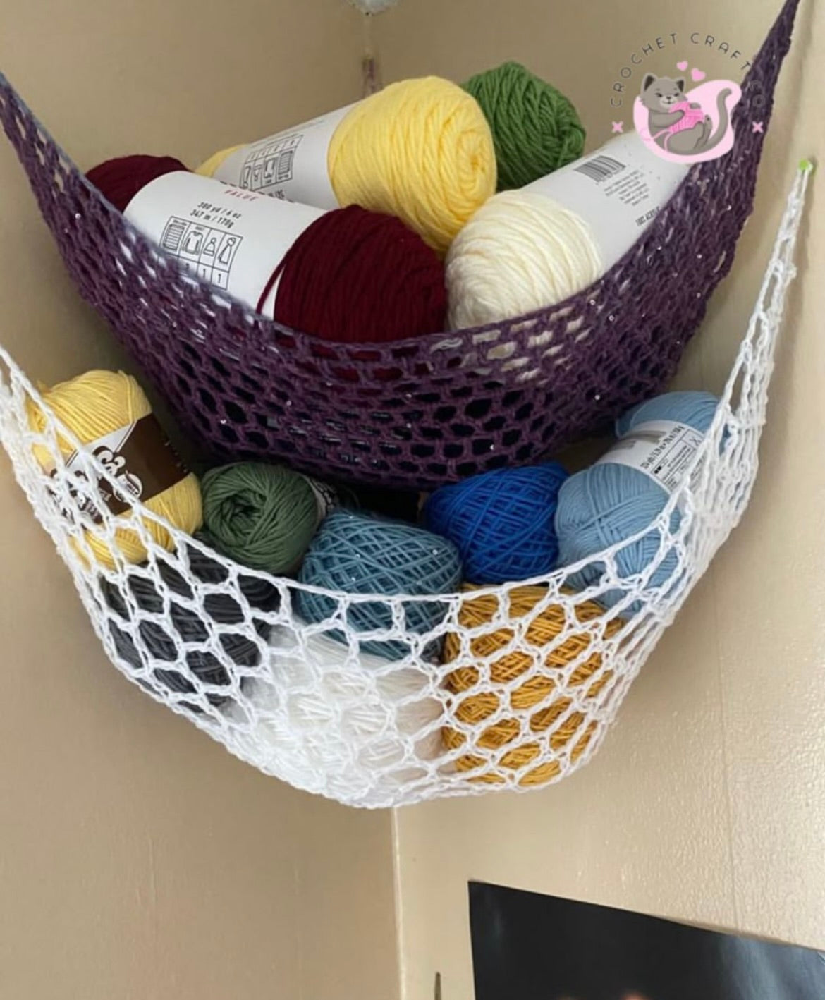 Hanging storage hammock